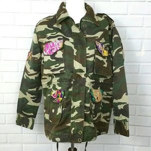 NWT Beautiful Stories Joss Camouflage Jacket